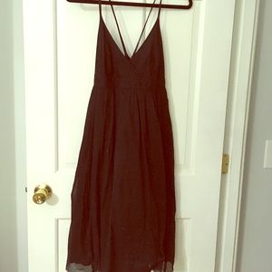 🍍J.Crew black baby doll style dress